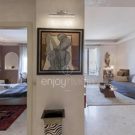 Palais Miramar Art Modern - Derniere Etages Vue - 75m De Confort - En Face Des Plages -wifi - Clim Apartman