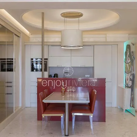 Appartement Palais Miramar Art Modern - Derniere Etages Vue - 75m De Confort - En Face Des Plages -wifi - Clim