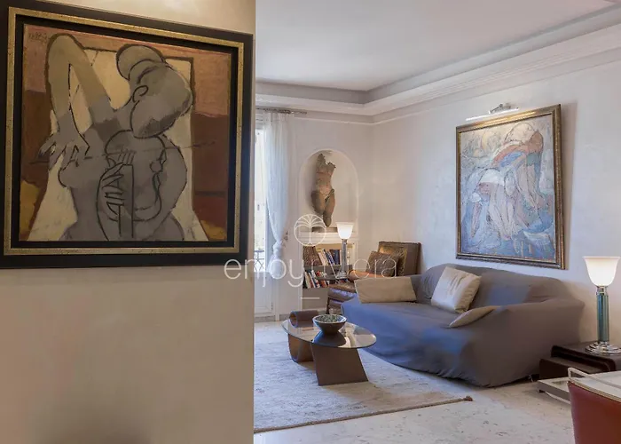 Palais Miramar Art Modern - Derniere Etages Vue - 75m De Confort - En Face Des Plages -wifi - Clim * Cannes