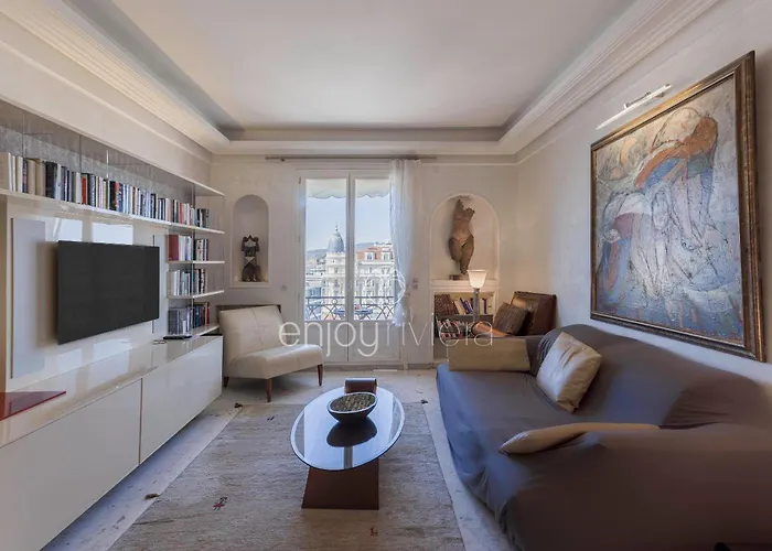 Apartament Palais Miramar Art Modern - Derniere Etages Vue - 75m De Confort - En Face Des Plages -wifi - Clim