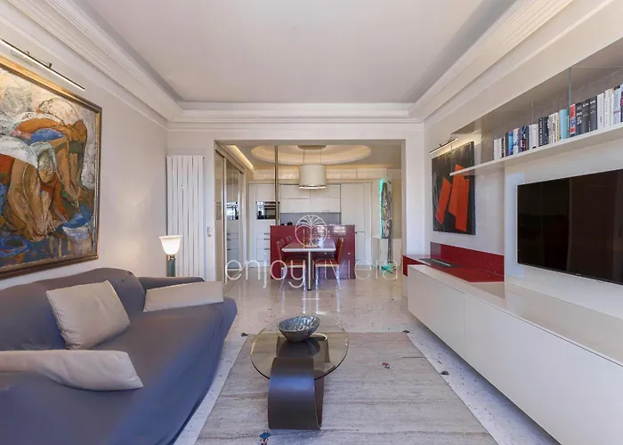 Apartament Palais Miramar Art Modern - Derniere Etages Vue - 75m De Confort - En Face Des Plages -wifi - Clim Cannes