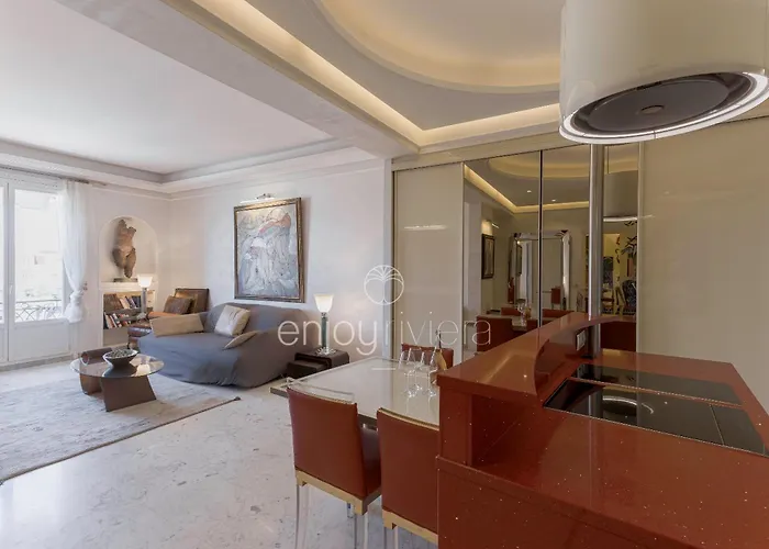 Palais Miramar Art Modern - Derniere Etages Vue - 75m De Confort - En Face Des Plages -wifi - Clim *