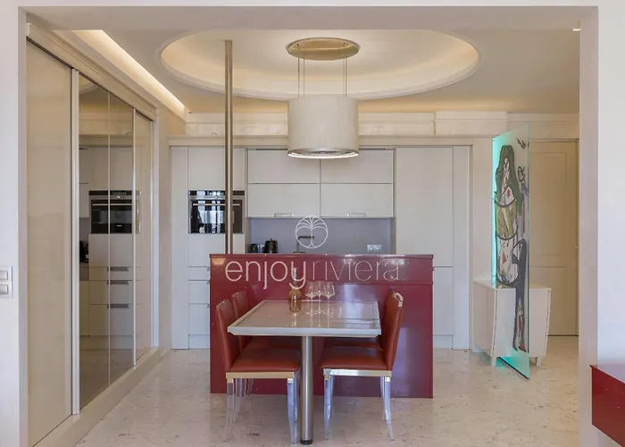 Apartament Palais Miramar Art Modern - Derniere Etages Vue - 75m De Confort - En Face Des Plages -wifi - Clim