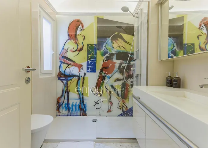 Palais Miramar Art Modern - Derniere Etages Vue - 75m De Confort - En Face Des Plages -wifi - Clim Apartament *